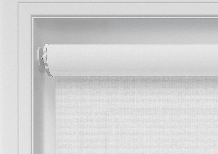 Valencia Voile, Coastal White - Twist&Fit Roller Blind - Image 10